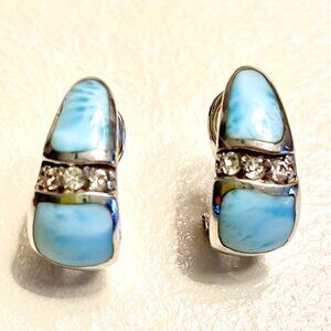 MARAHLAGO MARINA LARIMAR EARRINGS